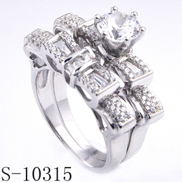 Anillo de plata elegante exclusivo de la joyería de la boda de la voga (S-10315. JPG)